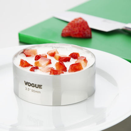 Round Mousse Ring | Vogue | Stainless Steel | 3.5 x 9 cm 3