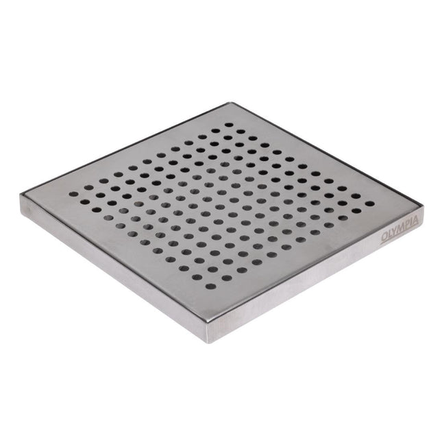 Stainless Steel Bar Drip Tray 150x150mm | Olympia 2