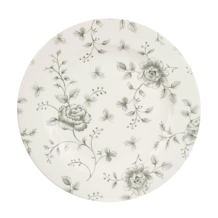 Vintage Rose Chintz Grey 21cm Plate | Churchill Rose Chintz (6 pcs)