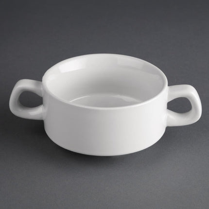 Athena Stackable Soup Bowls 160mm 290ml | Olympia (12 Pieces)