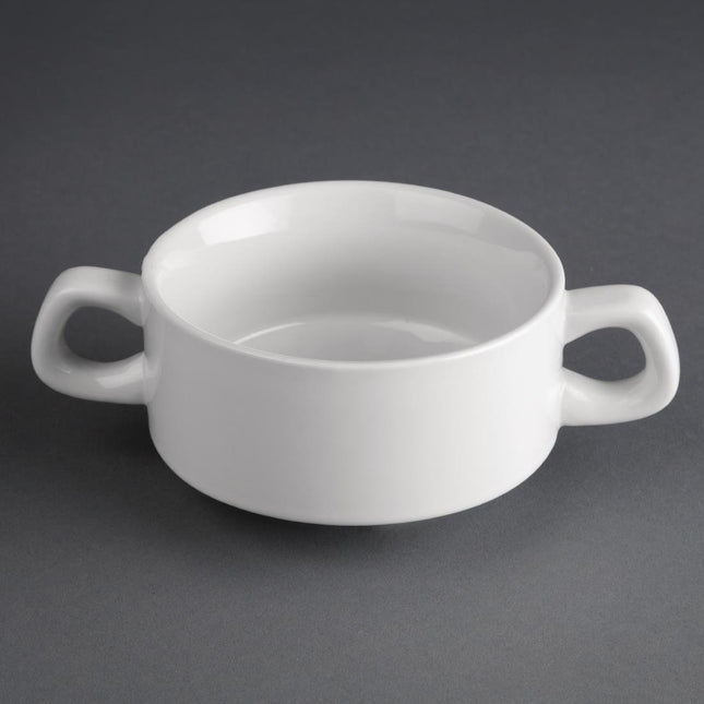 Athena Stackable Soup Bowls 160mm 290ml | Olympia (12 Pieces)