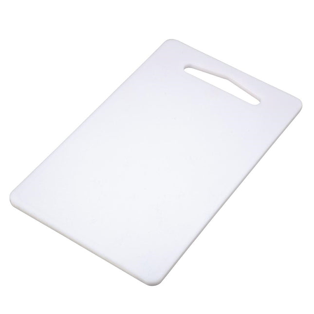 White LDPE Cutting Board 6mm Thick 150x250mm 2