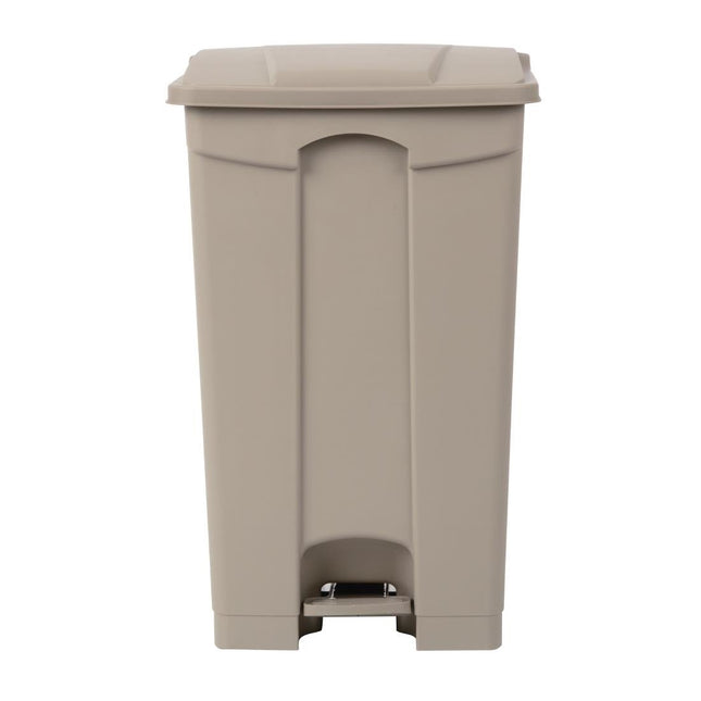 87L Pedal Bin with Airtight Lid | Jantex Beige