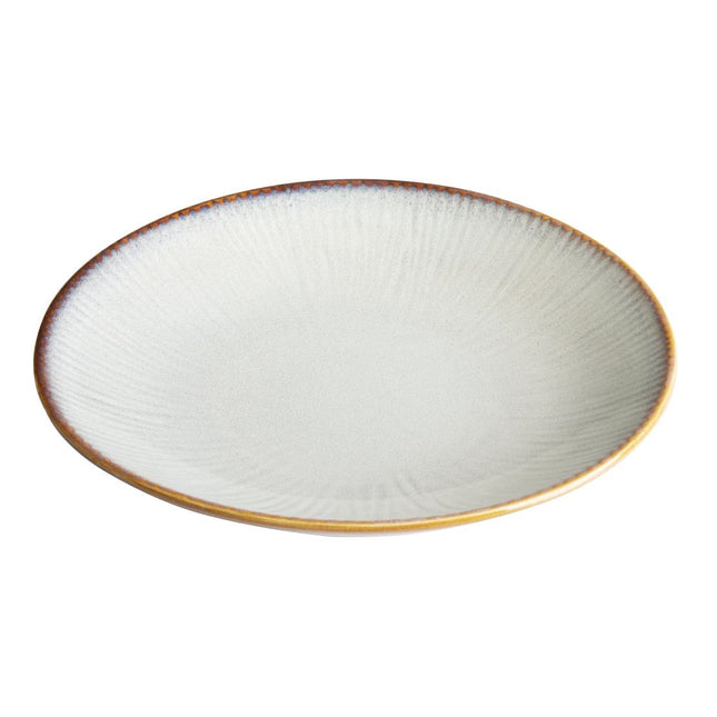 Drift Grey Low Coupe Bowls with Relief 260mm | Olympia | Set of 4 2