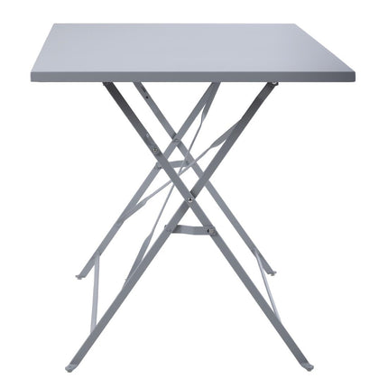 Folding Table 1100mm x 700mm Grey | Bolero Pavement Style 3