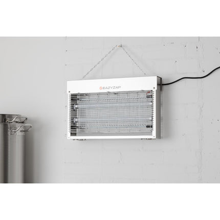 LED Insect Killer 14W Brushed Stainless Steel | Eazyzap 3