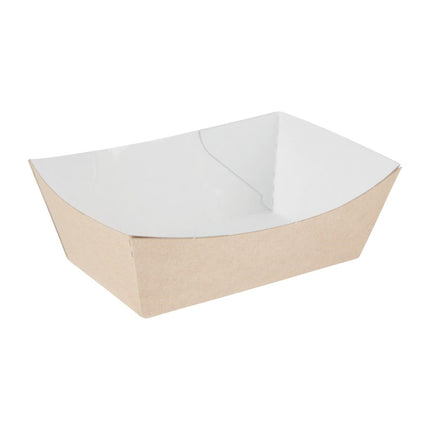 Compostable Kraft Food Trays 12.4cm | Colpac 5