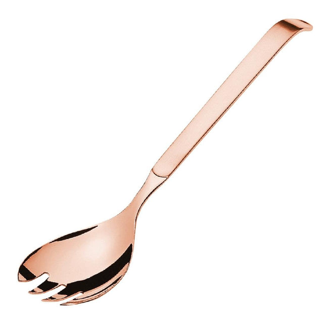 Buffet Copper-Colored Large Salad Forks | Amefa | Set of 6 | 18-10 Stainless Steel