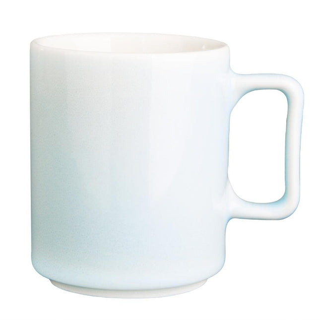 Fondant Aqua Blue Mugs 340ml | Olympia