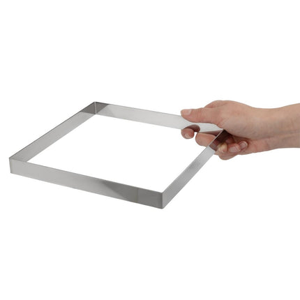 Square Cake Pan 20x2cm Stainless Steel | De Buyer 5