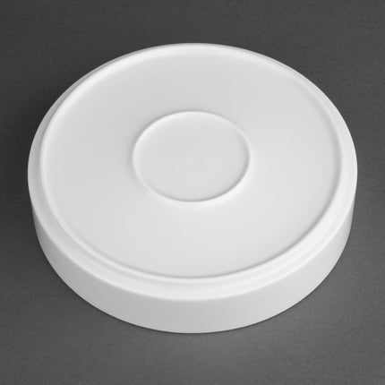Porcelain Whiteware Bowl with Flat Walls 215mm | Olympia 3