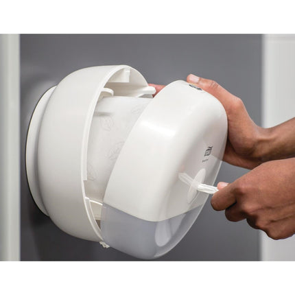 SmartOne Mini Toilet Roll Dispenser White | Tork 4