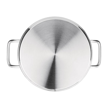 Induction Cooking Pan 24cm 5.6L | Nisbets Essentials Stainless Steel 6