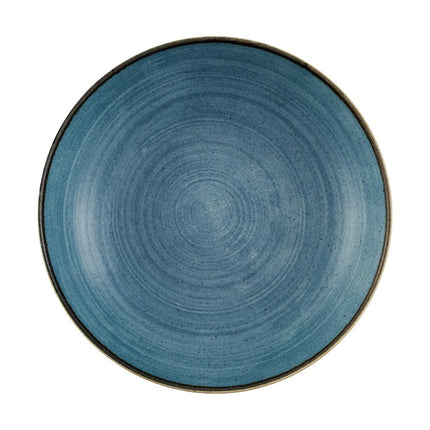 Raw Evolve Teal Bowls 248mm | Churchill Stonecast Raw