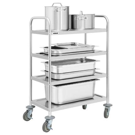 Clearing Trolley with 4 Levels | Vogue 4