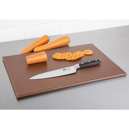 HDPE Cutting Board Brown | Hygiplas | 450x300x12mm 4