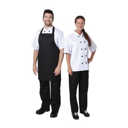 Poly-Cotton Adjustable Bib Aprons Black | Nisbets Essentials 6
