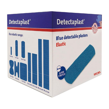 Detectable Elastic Plasters 25 x 72 mm | Detectaplast | Pack of 100