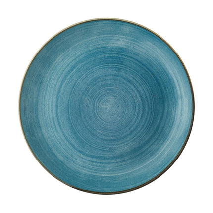 Raw Evolve Teal Plates 285mm | Churchill Stonecast Raw