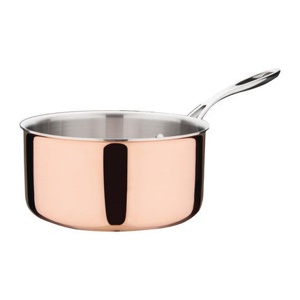 Tri-Wall Copper Induction Saucepan 200x100mm | Vogue