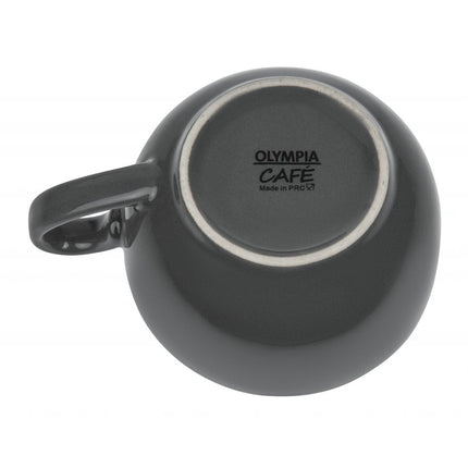 Olympia Café Coffee Cups Grey Porcelain 230ml 4