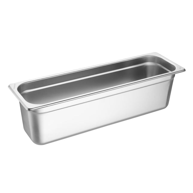 Stainless Steel Gastronorm Pan 2/4 Size 150mm | Vogue 2