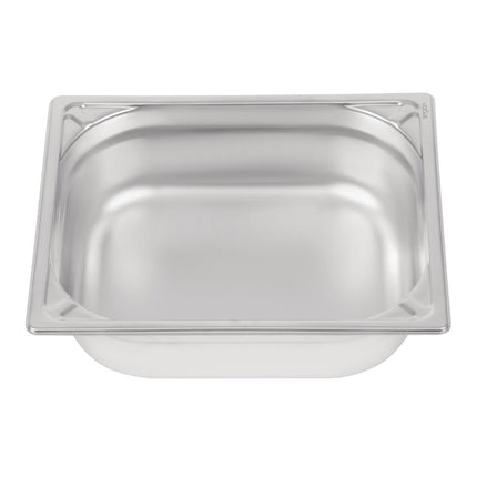 Stainless Steel GN 1/2 Container 100mm Depth | Vogue 3