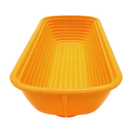 Rectangular Bread Proofing Basket 1000g Orange | Schneider 2
