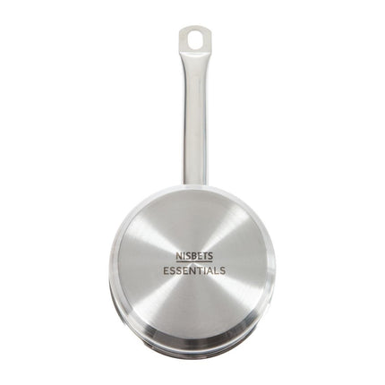Stainless Steel Induction Saucepan 900ml 14cm with Lid | Nisbets Essentials 6