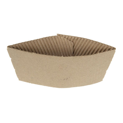 Corrugated Cardboard Cup Sleeves for 350ml & 450ml Cups | 1000 Pieces