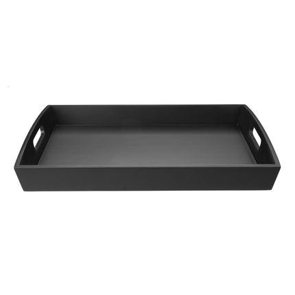 Large Black Bamboo Serving Tray 510x350x70mm | Olympia