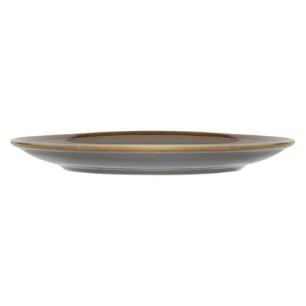 Round Coupe Plates Grey 23cm | Olympia Kiln Collection 3
