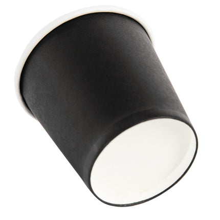 Recyclable Single-Wall Black Espresso Cups | Fiesta | 12cl 4
