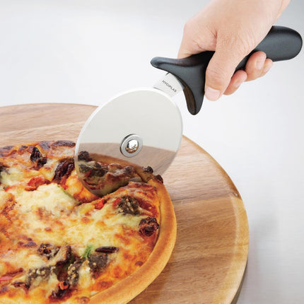 10cm Stainless Steel Pizza Cutter Wheel | Hygiplas 2