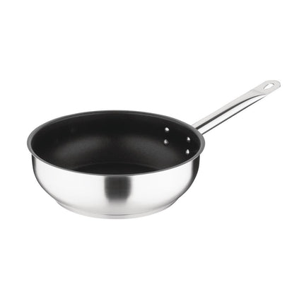 Platinum Plus Stainless Steel Non-Stick Induction Saute Pan 24cm | Vogue