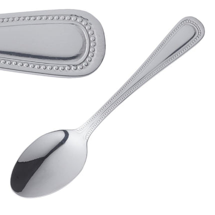 Teaspoons High Gloss 18/0 Stainless Steel with Bead Edge | Olympia Bead
