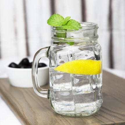 Mason Jar Drinking Glasses 450ml | Olympia | 12 Pieces 2