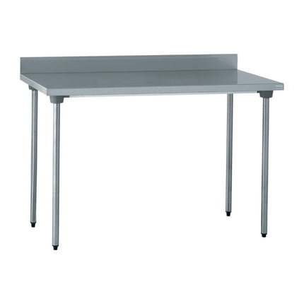 Stainless Steel Work Table with Back Splash 180cm | Tournus