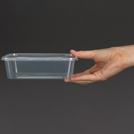 Recyclable Microwaveable Plastic Containers 65cl with Lids | Fiesta | 250 Pieces 8
