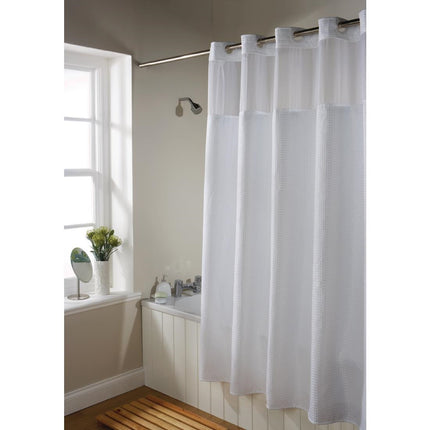 Mitre Luxury Waffle-Patterned Shower Curtain 180 x 180cm