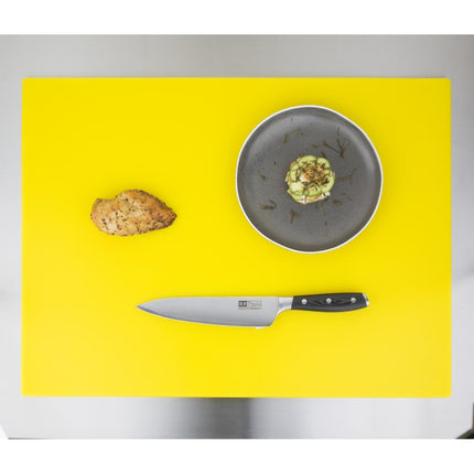 Yellow LDPE Cutting Board 600x450x10mm | Hygiplas 4
