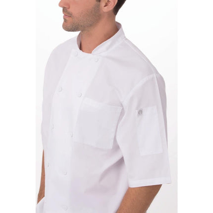 Montreal Cool Vent Unisex Chef Jacket with Superior Ventilation | Chef Works | White L 6