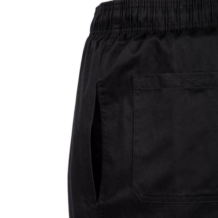 Unisex Slim Fit Black Cargo Pants XXL | Chef Works 7