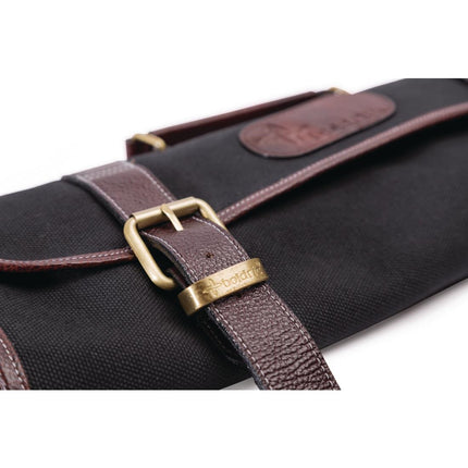 Black Canvas Knife Roll 9-Piece | Boldric 2