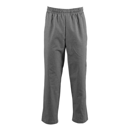 Unisex Teflon Coated Chef Trousers Black-White Check XS | Whites Easyfit