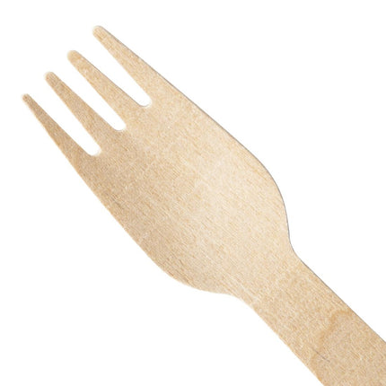 Compostable Individually Wrapped Wooden Forks | Fiesta | 500 Pieces 4