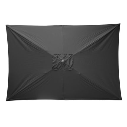 Square UV-Resistant Parasol 2x3m | Bolero Sevilla | Black 2