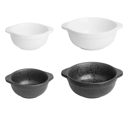Ceramic Bowls with Handles 640ml | Olympia Fusion | Set of 4 8