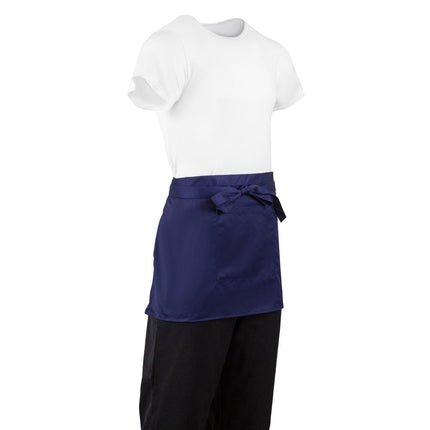 Short Bib Apron Dark Blue | Whites 2