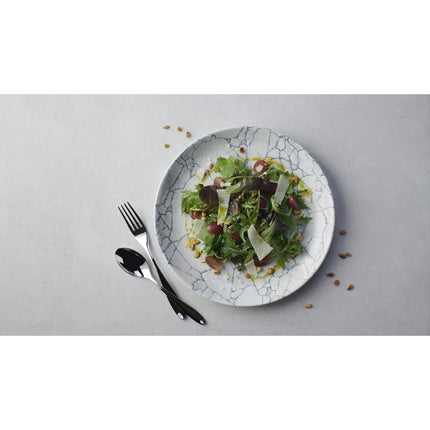 Evolve Coupe Plate 26cm Kintsugi Pearl Grey | Churchill Studio Prints | 12 pcs 3